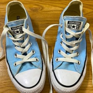 Gently used Converse (men’s size 4).